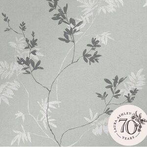 Laura Ashley Wallpaper Mari Mineral Green, 1 roll, Pattern 119840 Batch 007, New